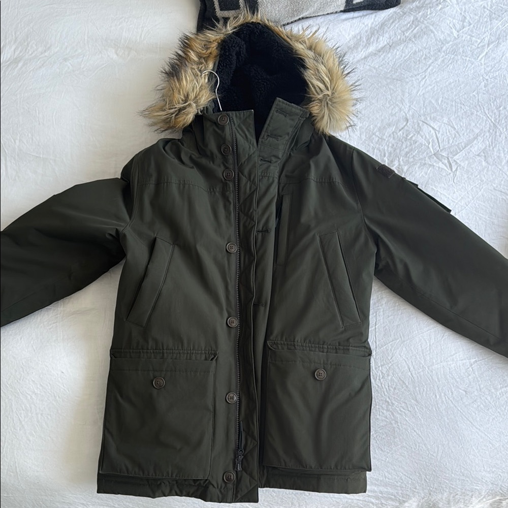 J.Crew Parka Jacket Olive Green